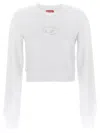 Diesel F-slimmy Cropped Sweatshirt In Multicolor