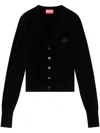 Diesel Regular Fit Wool & Cashmere T-shirt In Multicolor