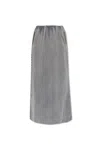 Diesel O-reira Maxi Skirt In Grey