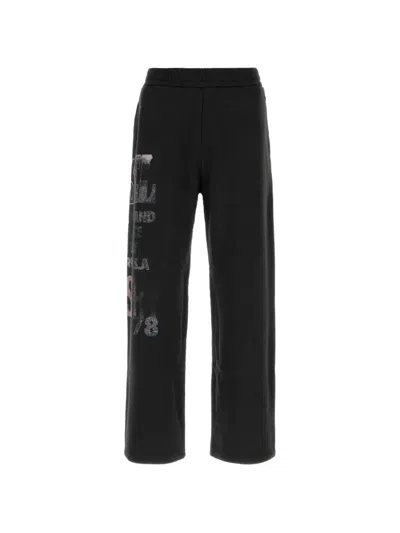Diesel Sweatpants With Concert Graphics In Black