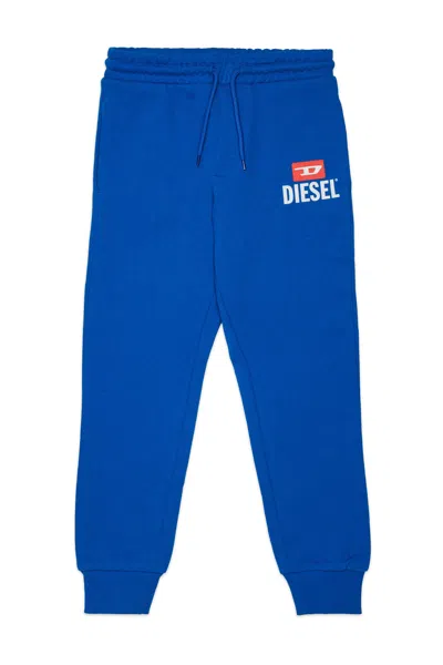 Diesel Sweatpants With Logo In Blue