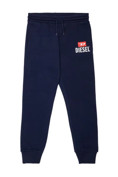 Diesel Sweatpants With Logo In Blue
