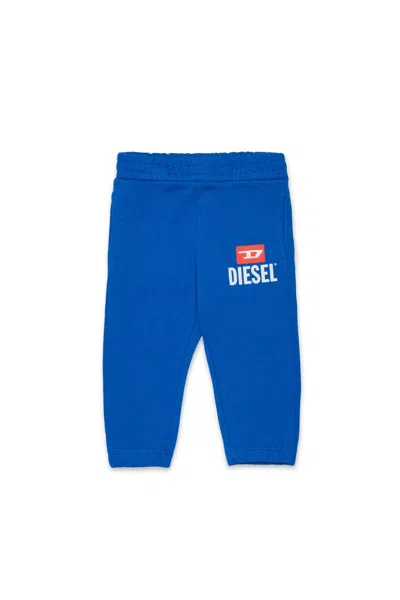 Diesel Kids' Sweatpants With Logo In Blue
