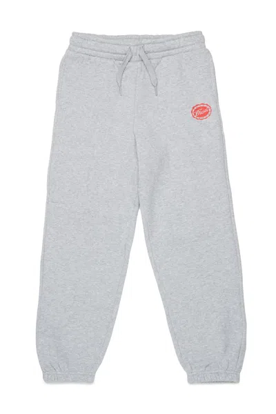 Diesel Sweatpants With Logo In Gray