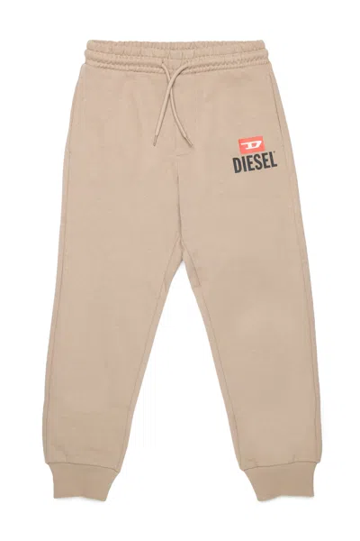 Diesel Sweatpants With Logo In Neutral