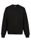 Diesel S-rob-megoval-d Sweatshirt In Black