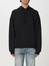Diesel S-ummer Bigoval Biologic Cotton Sweatshirt With Frontal Oval-d Logo In 黑色
