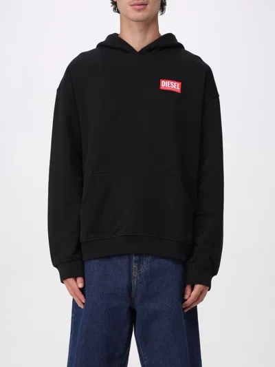 DIESEL SWEATSHIRT DIESEL MEN COLOR BLACK,h19517002