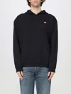 Diesel Long-sleeved Sweater In Schwarz