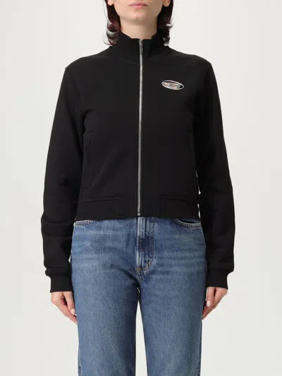 DIESEL SWEATSHIRT DIESEL WOMAN COLOR BLACK,H19528002