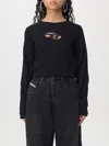 Diesel Sweatshirt  Woman Color Black In Blue