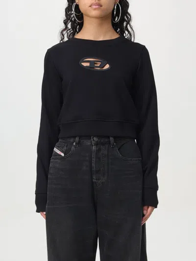 Diesel Sweatshirt  Woman Color Black In Blue