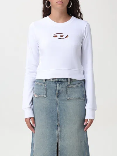 Diesel Sweatshirt  Woman Color White In White