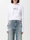 Diesel Sweatshirt  Woman Color White In Weiss