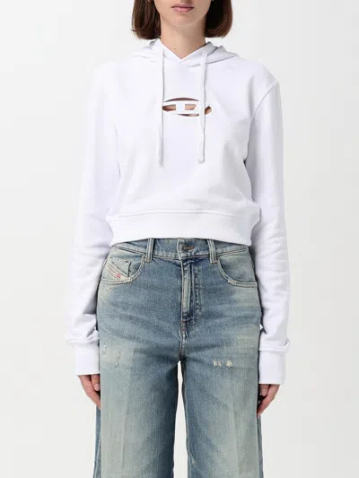 Diesel Sweatshirt  Woman Color White In Weiss