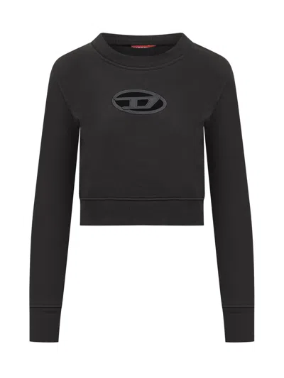 Diesel Sweatshirt F-slimmy-od In Black