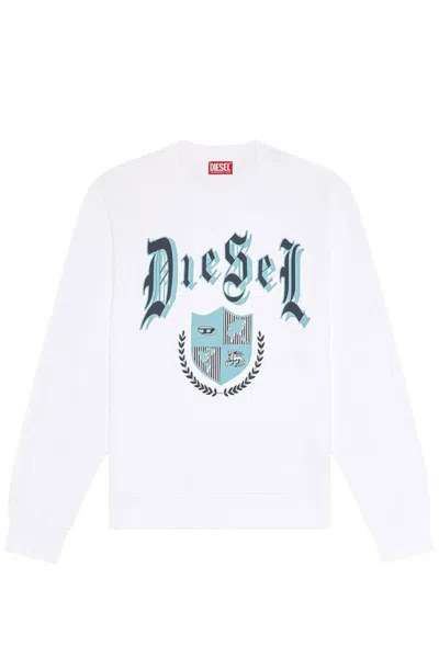 Diesel Sweatshirt In White