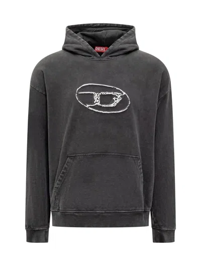 Diesel Sweatshirt With Logo In Grey