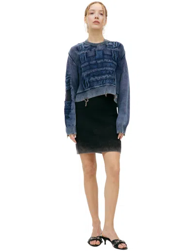 DIESEL SWEATSHIRT WITH YARN LOGO