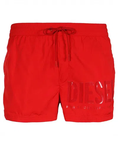 Diesel Swim Shorts In Red