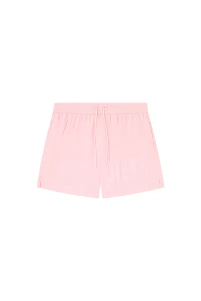 Diesel Swim Shorts With Logo Print In Pink