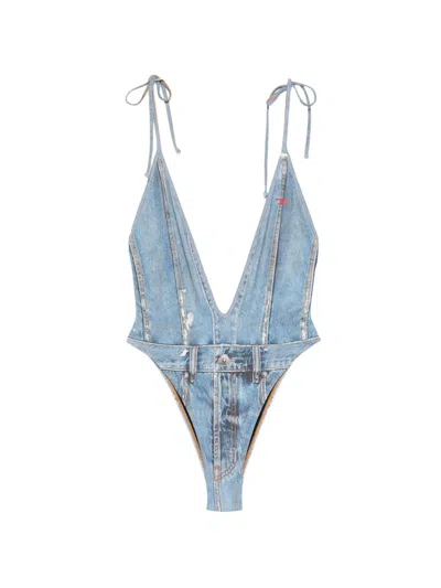 Diesel Women Swimsuit In Blue