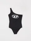 Diesel Logo-print Swimsuit In Black