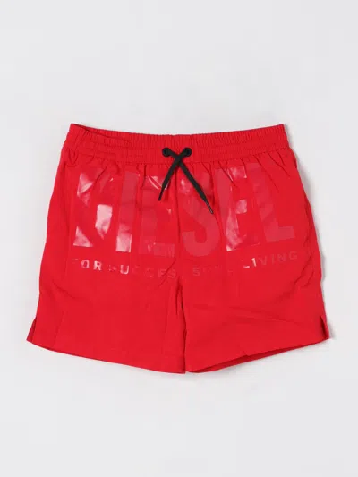 DIESEL SWIMSUIT DIESEL KIDS COLOR RED,422759014
