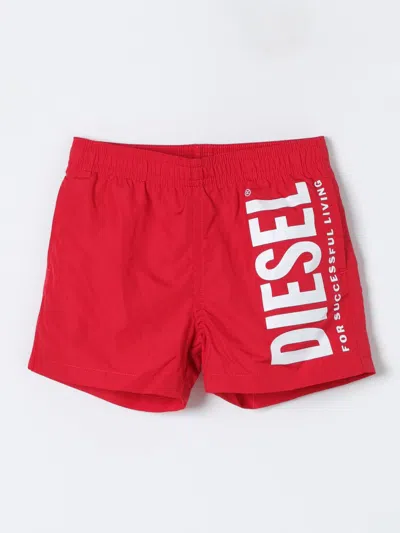 Diesel 泳装  儿童 颜色 红色 In Red