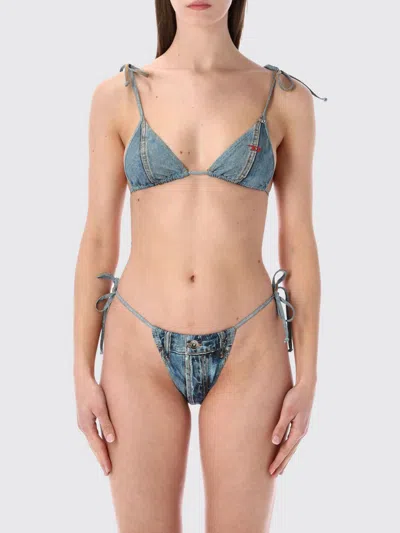 Diesel Swimsuit  Woman Color Gnawed Blue