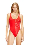 Diesel Pamela-d-core Logo Swimsuit In Red
