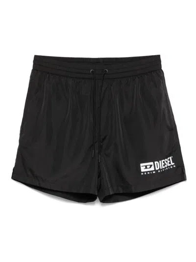 Diesel Swimsuit With Print In Black