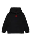 Diesel Sxginhood Over Logo-patch Hoodie In Black