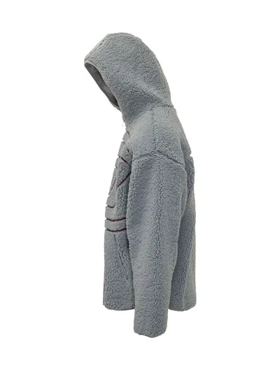 Diesel S-zat Crewneck Sweatshirt T-shirt In Grigio