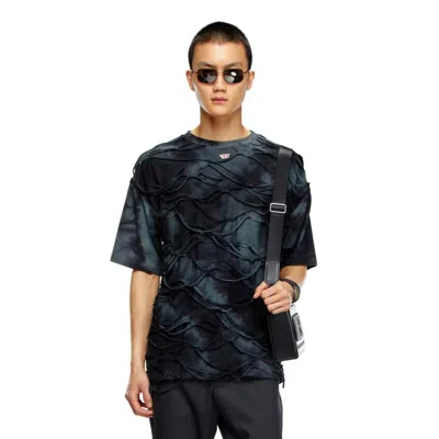 Diesel Black T-boxket T-shirt In 9xx