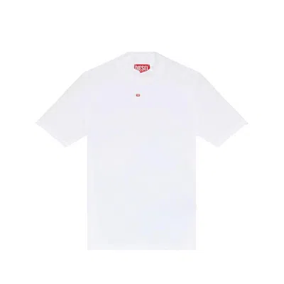 Diesel Logo-patch T-shirt In White