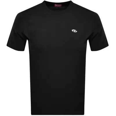 DIESEL DIESEL T ADJUST DOVEL T SHIRT BLACK
