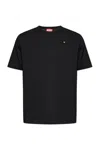 Diesel T-adjust-microdiv T-shirt In Black