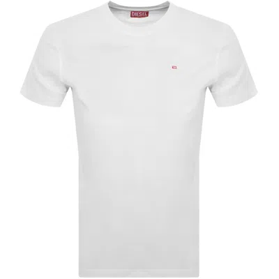 Diesel T Adjust Microdiv T Shirt White