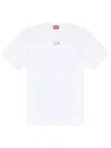 Diesel T-madjust-tr Cotton T-shirt In White