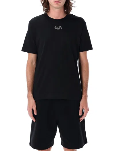 Diesel T-adjust-od T-shirt In Black