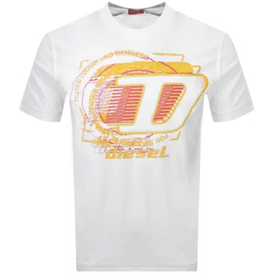 Diesel T Adjust R11 T Shirt White