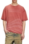 Diesel Short-sleeved T-shirt In Red