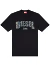 Diesel T-adjust-r25 T-shirt In Schwarz