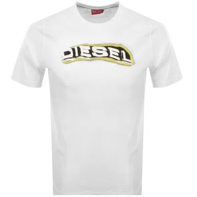 DIESEL DIESEL T ADJUST R4 T SHIRT WHITE