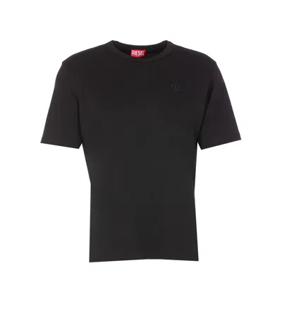 Diesel T-adjust-slits-r17 T-shirt In Black