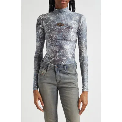 DIESEL DIESEL® T-AKARA MOCK NECK LONG SLEEVE TOP