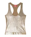 Diesel Vestido Midi - Dorado In Nude