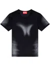 Diesel ' T-anessa' T-shirt In Black