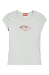 Diesel ® T-angie Embroidered Logo Cutout T-shirt